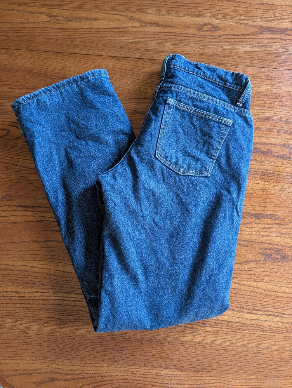 Cabela's Fleece Lined Straight Leg Jeans Women's Size 6 Regular Blue Denim Good.